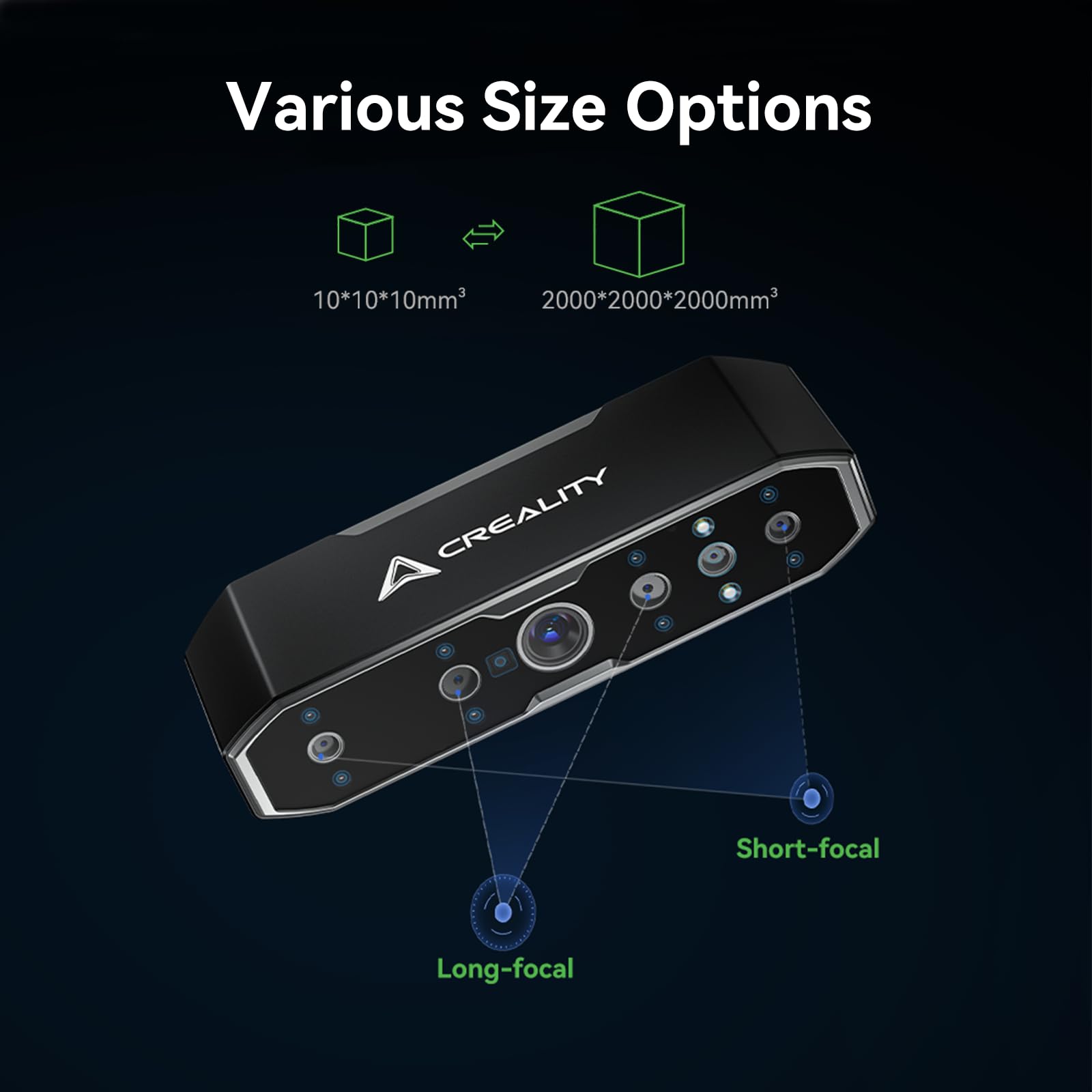 Amazon.co.jp: Creality CR-Scan Otter 3Dスキャナー、4レンズ